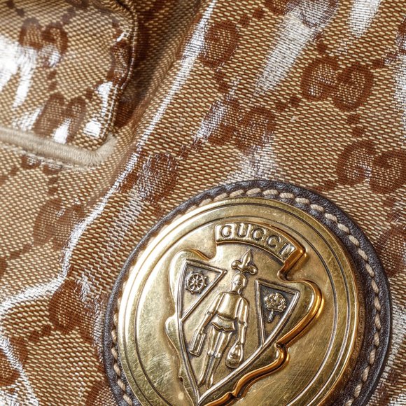 Gucci GG Monogram Crystal Hysteria Handbag - Picture 8 of 12